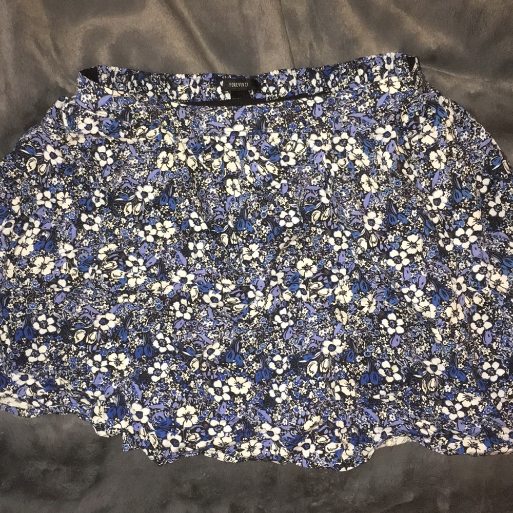 Forever 21 floral skirt